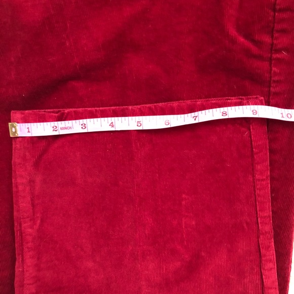 CJ Banks Red Corduroy Pants 22W - Picture 9 of 11